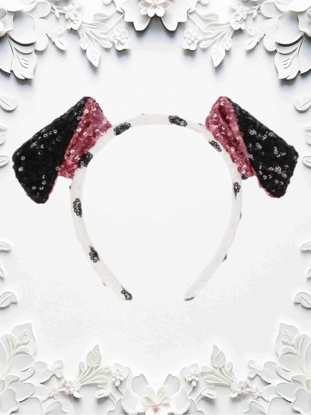 Tokyo Disney Limited-Edition 101 DALMATIANS Sequin Collectible Headband 2022